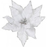 Пуансеттия HOUSE OF SEASONS, на клипсе, 18х20 см, шампань 83906